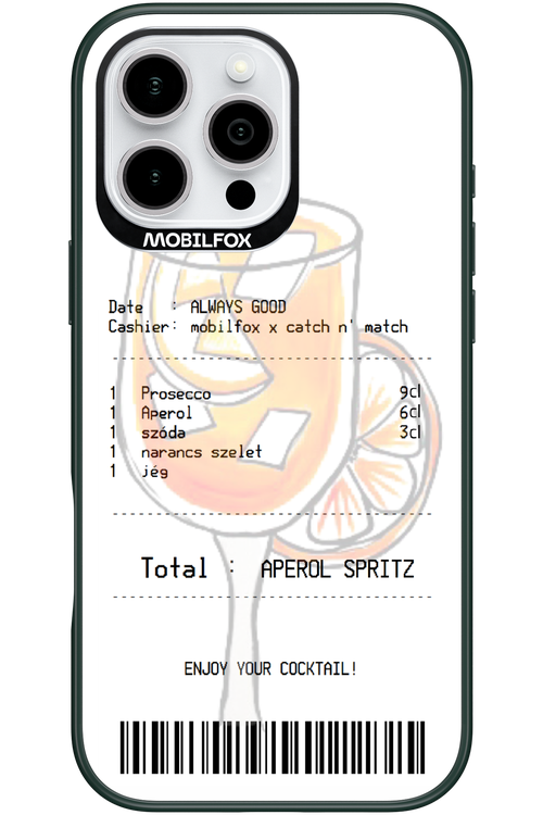 aperol spritz koktél - Apple iPhone 16 Pro Max