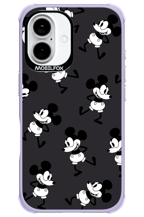 Iconic Mouse (antracite pattern) - Apple iPhone 16
