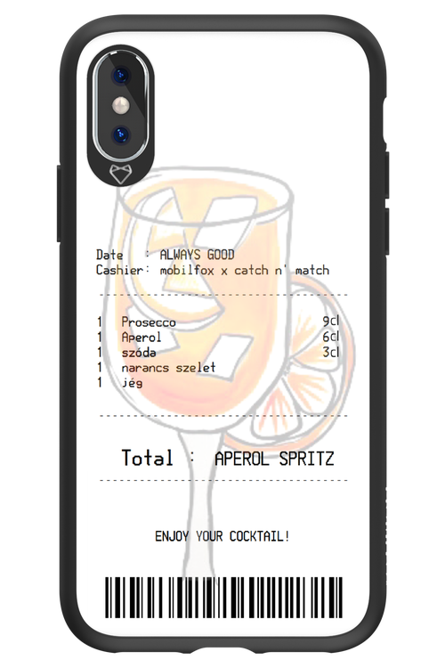 aperol spritz koktél - Apple iPhone XS