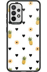 Ananas Heart White - Samsung Galaxy A52 / A52 5G / A52s