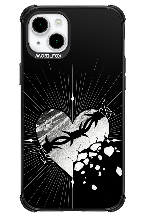 Fehér Szív - Apple iPhone 15 Plus