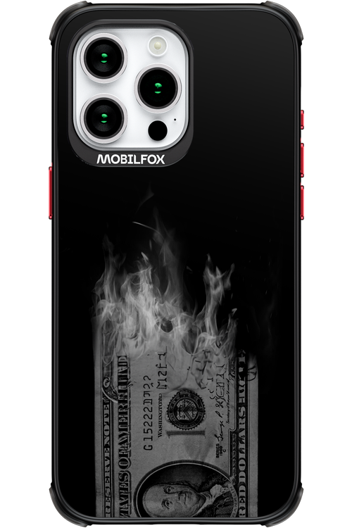 Money Burn B&W 2.0 - Apple iPhone 15 Pro Max