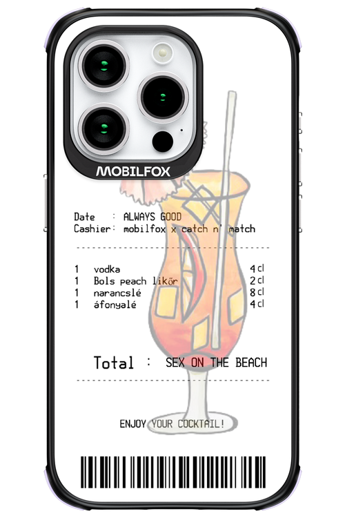 sex on the beach koktél - Apple iPhone 15 Pro