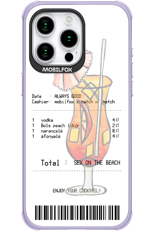 sex on the beach koktél - Apple iPhone 15 Pro Max