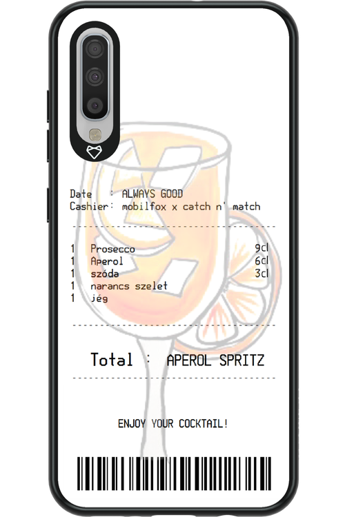 aperol spritz koktél - Samsung Galaxy A70