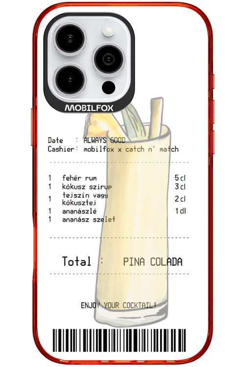 pina colada koktél - Apple iPhone 16 Pro Max