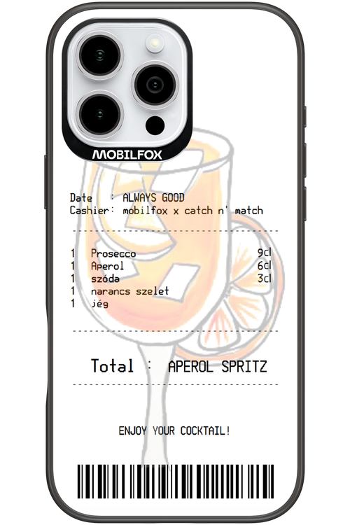 aperol spritz koktél - Apple iPhone 16 Pro Max