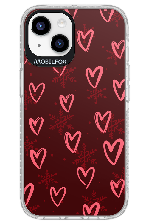 Christmas Hearts - Apple iPhone 14