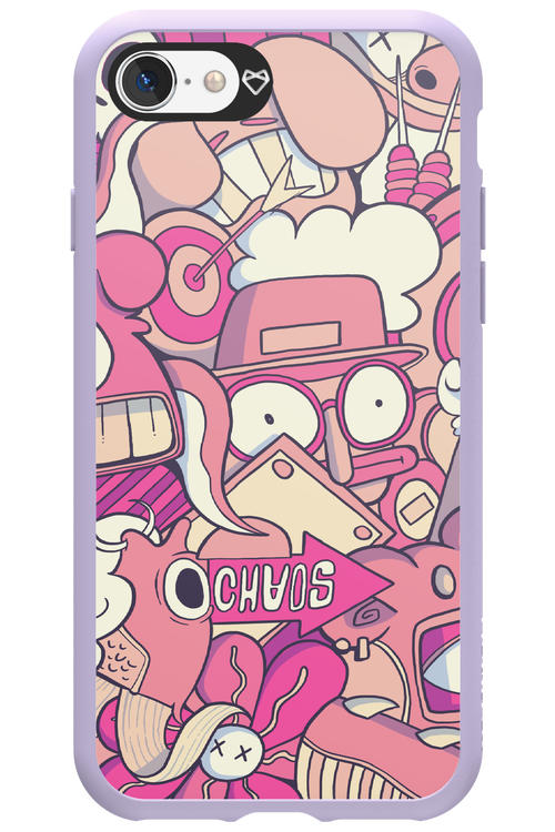 Coral Chaos - Apple iPhone SE 2020