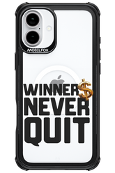 Winners Never Quit - Apple iPhone 16 Plus