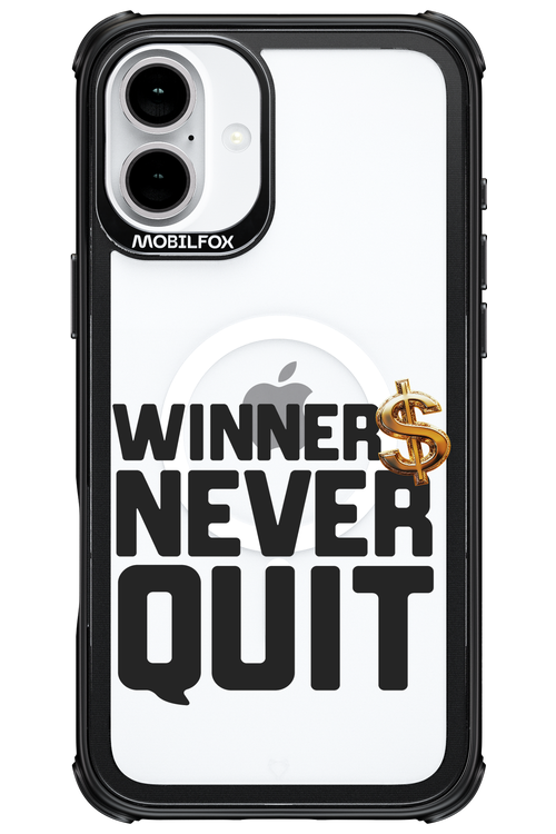 Winners Never Quit - Apple iPhone 16 Plus