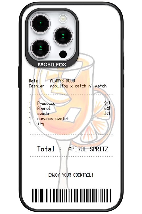 aperol spritz koktél - Apple iPhone 15 Pro Max