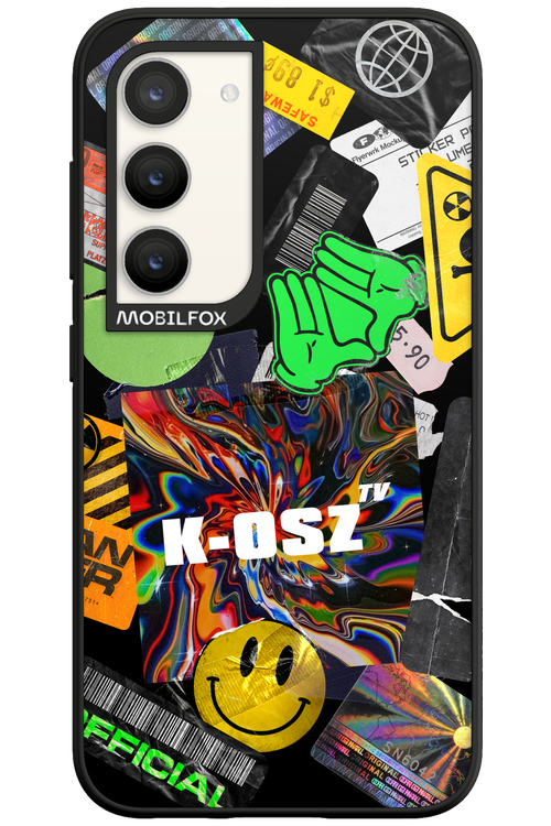 K-osz Sticker Black - Samsung Galaxy S23