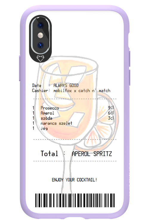 aperol spritz koktél - Apple iPhone XS