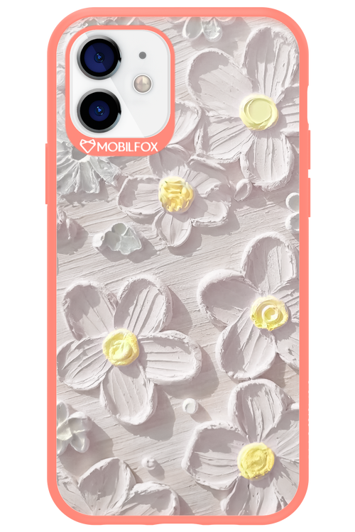 White Flowers - Apple iPhone 12