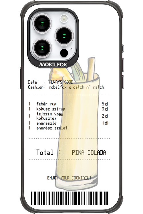 pina colada koktél - Apple iPhone 15 Pro Max