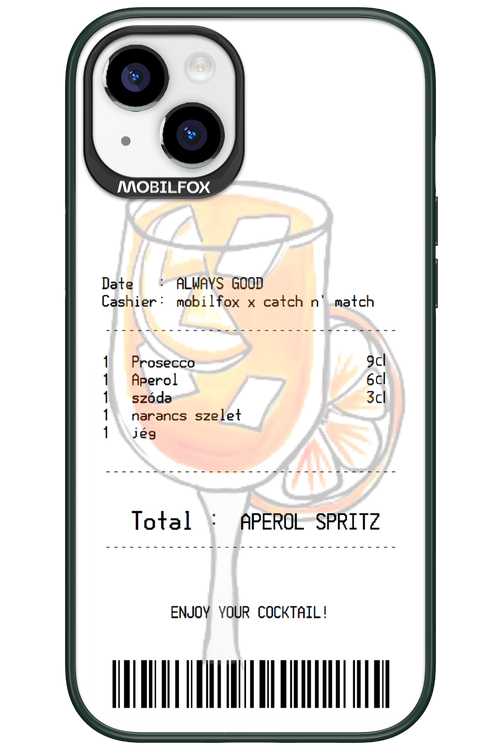 aperol spritz koktél - Apple iPhone 15 Plus