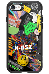 K-osz Sticker Black - Apple iPhone 7