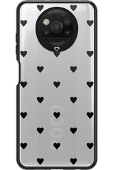 Hearts Transparent - Xiaomi Poco X3 NFC