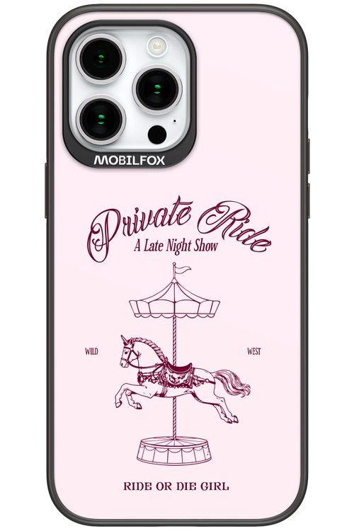 Private Ride 2.0 - Apple iPhone 15 Pro Max