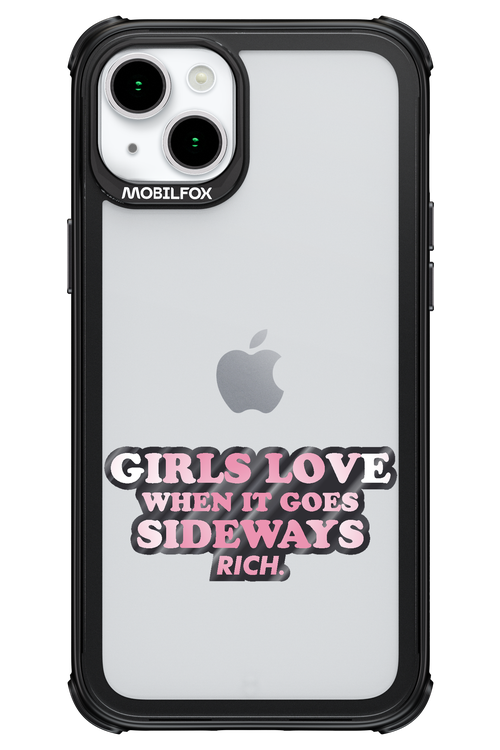 When it goes sideways - Apple iPhone 15 Plus