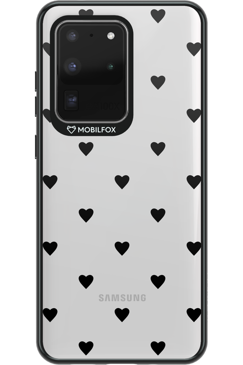 Hearts Transparent - Samsung Galaxy S20 Ultra 5G