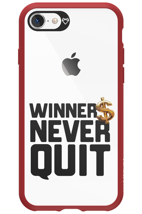 Winners Never Quit - Apple iPhone 8