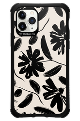 Monochrome Flowerss - Apple iPhone 11 Pro