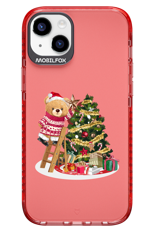 Christmas Bear (Transparent) - Apple iPhone 14 Plus