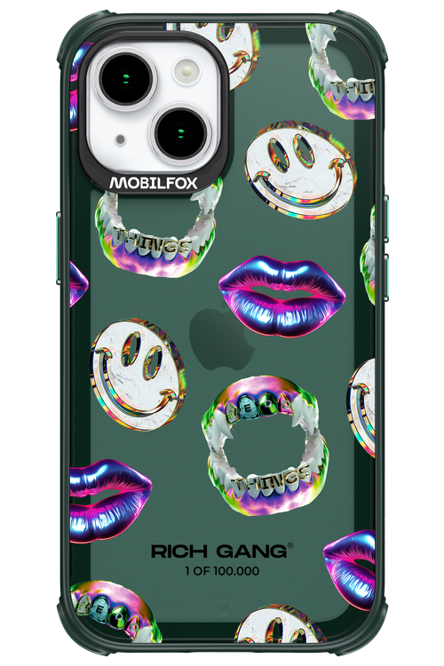 Crazy Rich Transparent - Apple iPhone 15