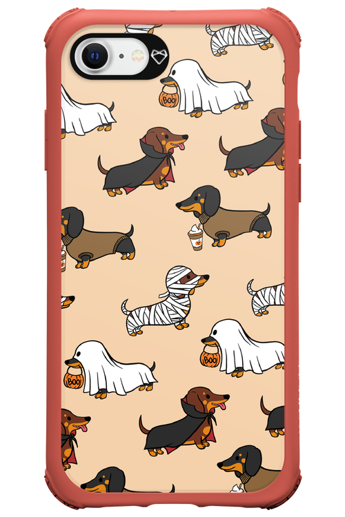 Scary Dachshund - Apple iPhone SE 2020