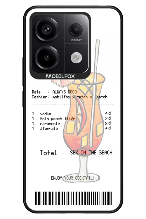 sex on the beach koktél - Xiaomi Redmi Note 13 Pro 5G