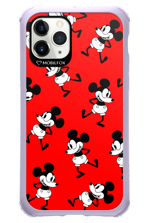 Iconic Mouse (red pattern) - Apple iPhone 11 Pro
