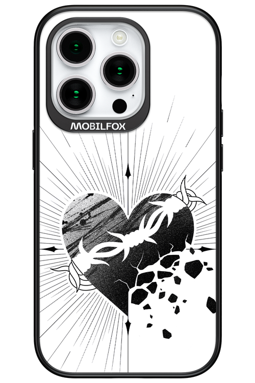 Fekete Szív 2.0 - Apple iPhone 15 Pro