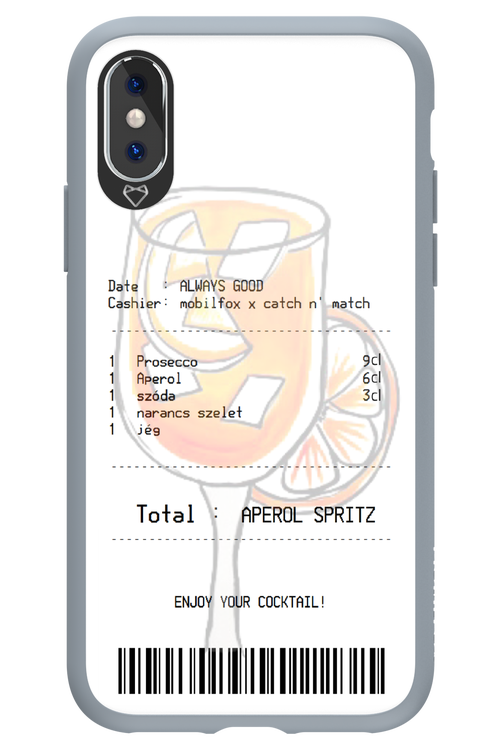 aperol spritz koktél - Apple iPhone X