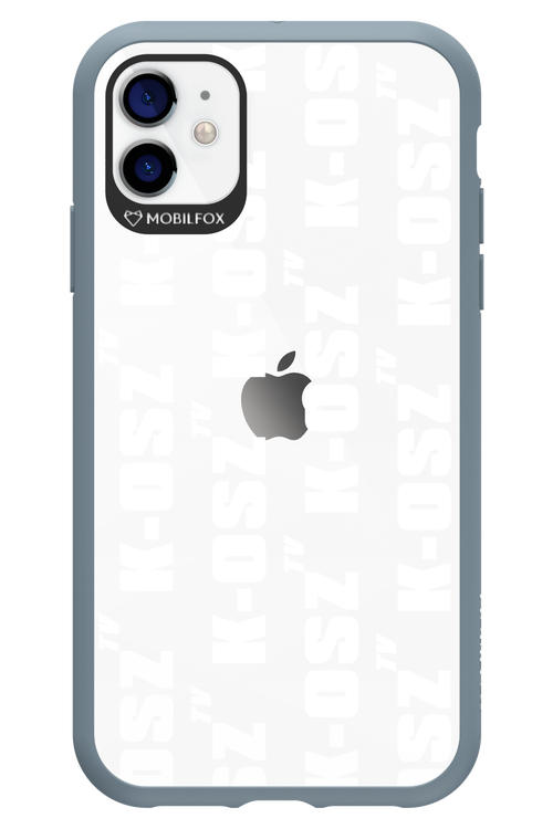 K-osz Transparent White - Apple iPhone 11