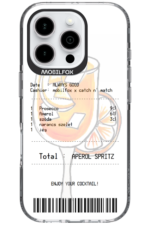 aperol spritz koktél - Apple iPhone 16 Pro