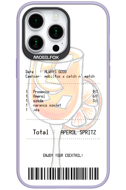 aperol spritz koktél - Apple iPhone 15 Pro Max