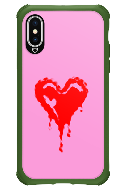 Heart Pink - Apple iPhone XS