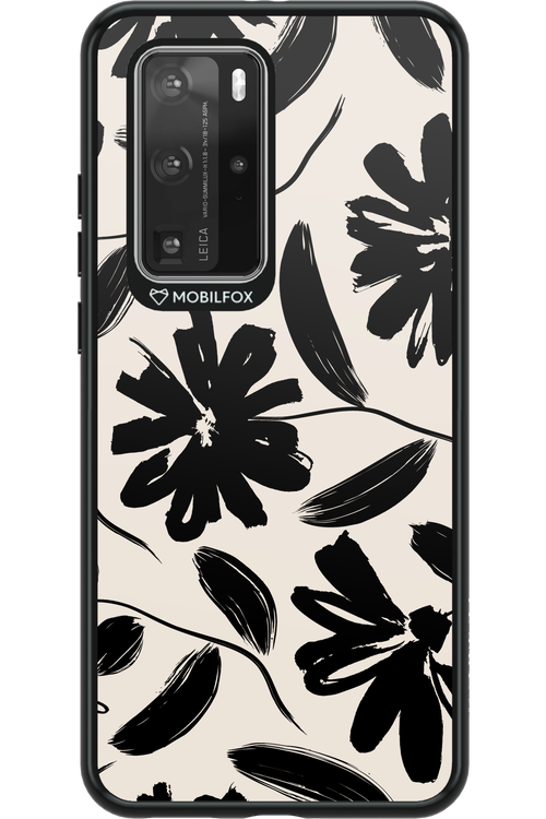 Monochrome Flowerss - Huawei P40 Pro