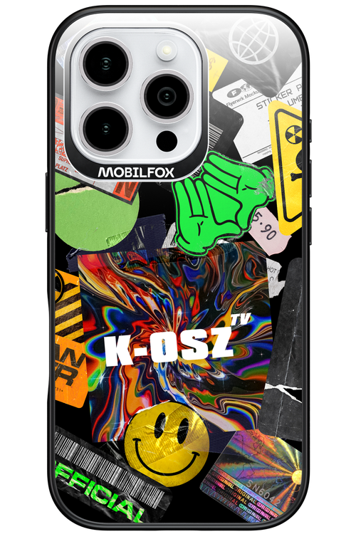 K-osz Sticker Black - Apple iPhone 16 Pro