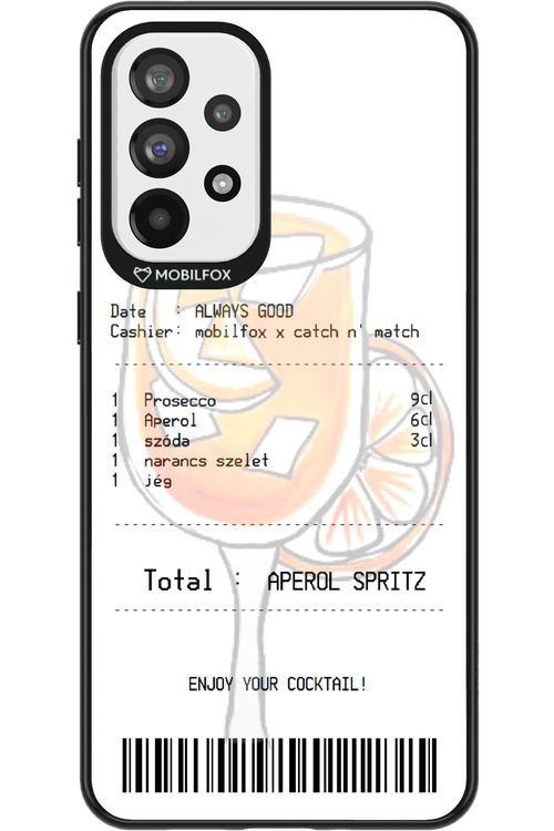 aperol spritz koktél - Samsung Galaxy A73