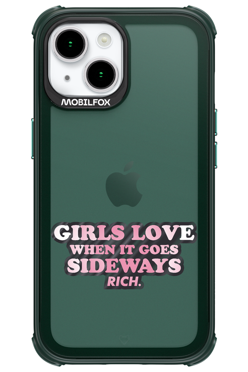 When it goes sideways - Apple iPhone 15