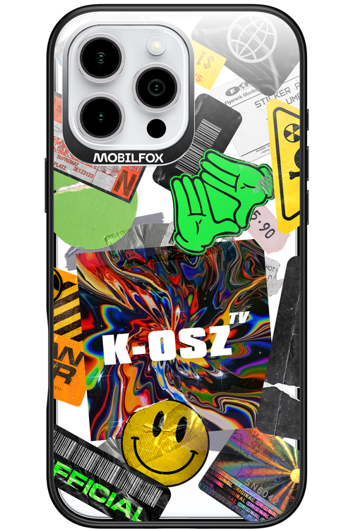 K-osz Sticker Transparent - Apple iPhone 16 Pro Max