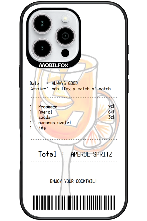 aperol spritz koktél - Apple iPhone 16 Pro Max