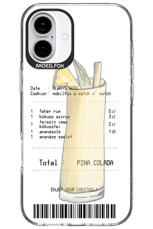 pina colada koktél - Apple iPhone 16 Plus