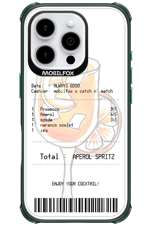 aperol spritz koktél - Apple iPhone 16 Pro