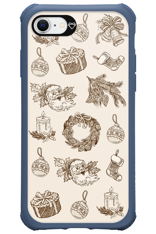 Christmas Paper - Apple iPhone SE 2020