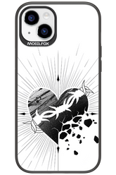 Fekete Szív - Apple iPhone 15 Plus