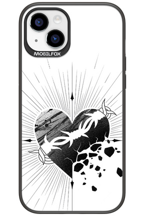 Fekete Szív - Apple iPhone 15 Plus